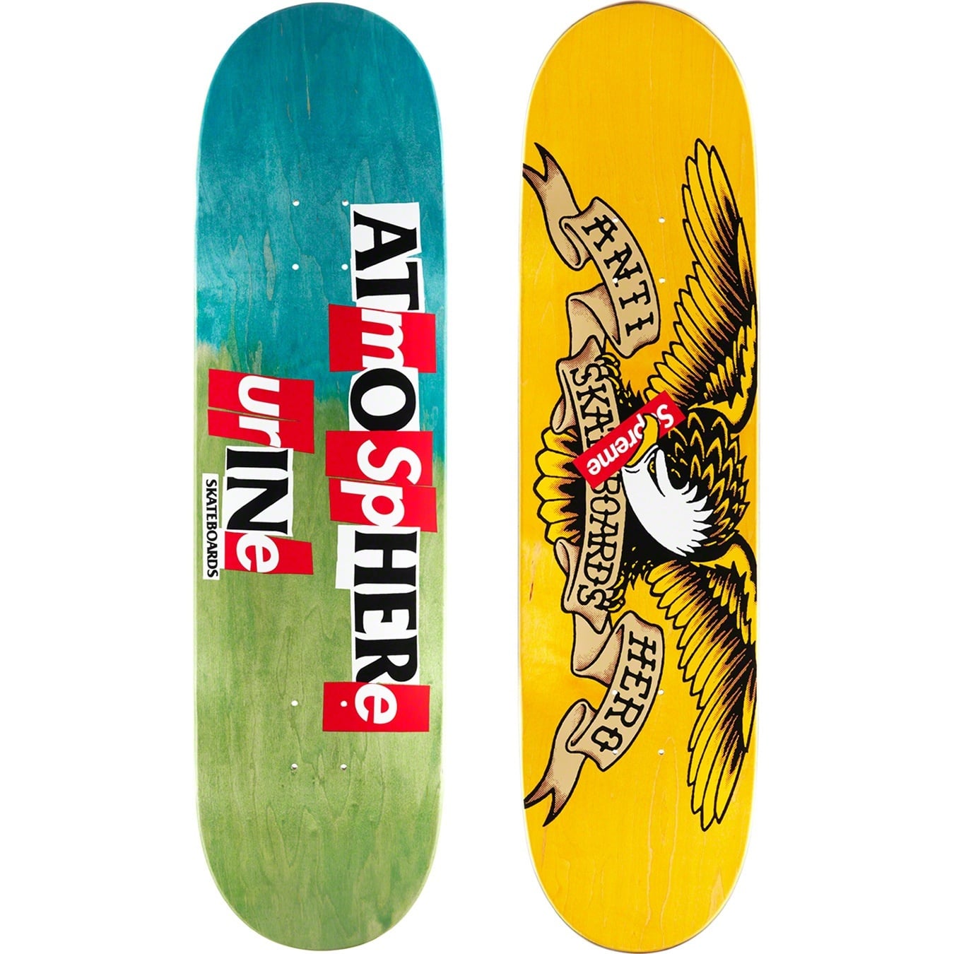 Supreme®/ANTIHERO® Skateboard view 2